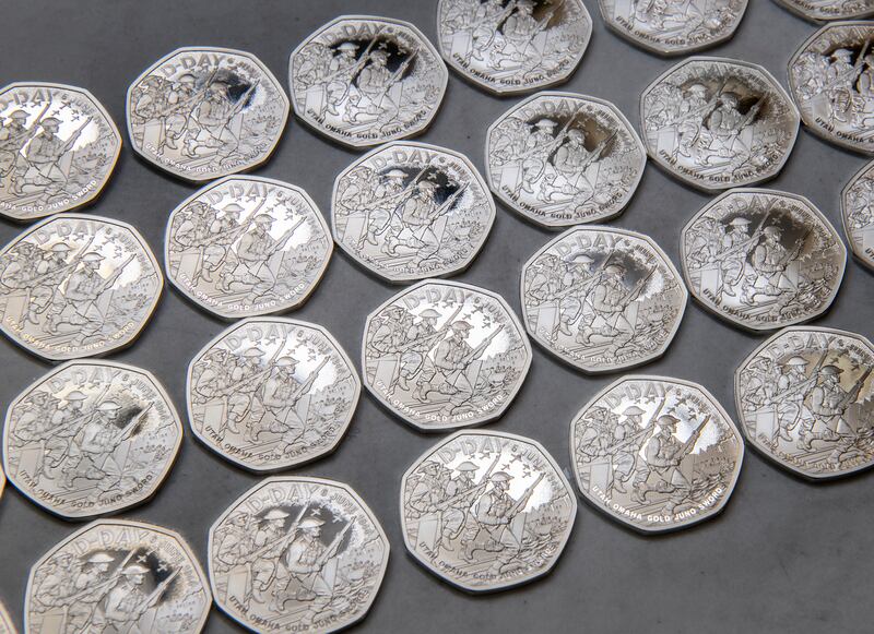 The Royal Mint’s coins in production