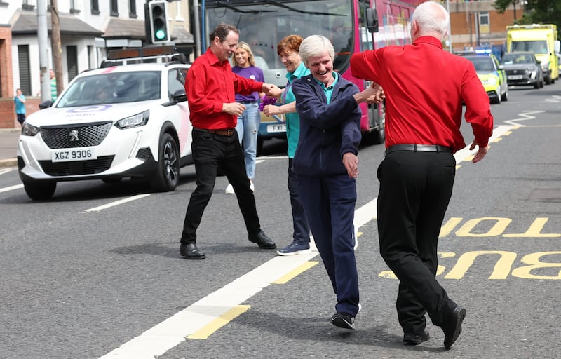 The Carnival Feile take place on the Falls Road in West Belfast on Saturday.
PICTURE COLM LENAGHAN