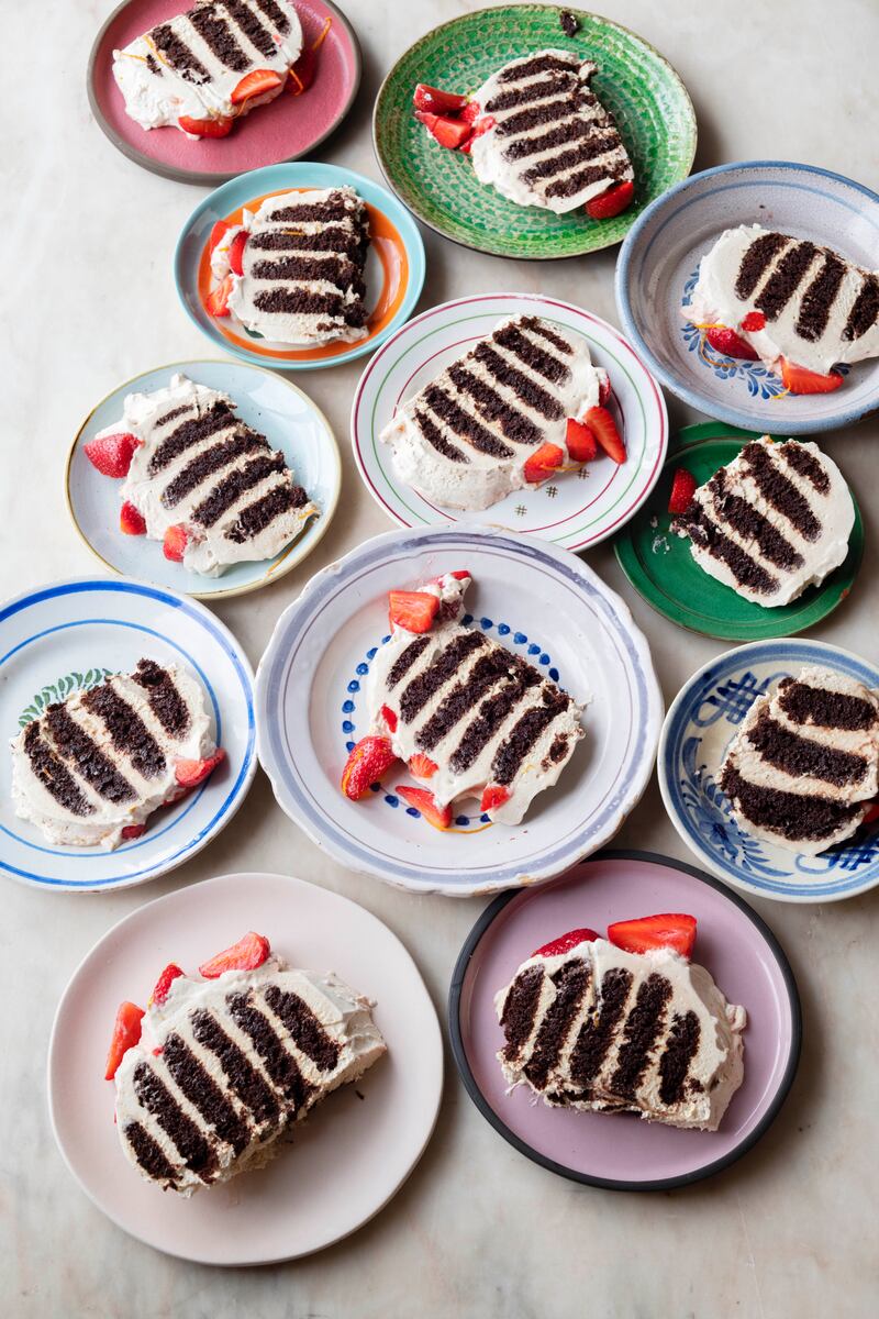 Chocolate ripple fridge cake from Ottolenghi COMFORT