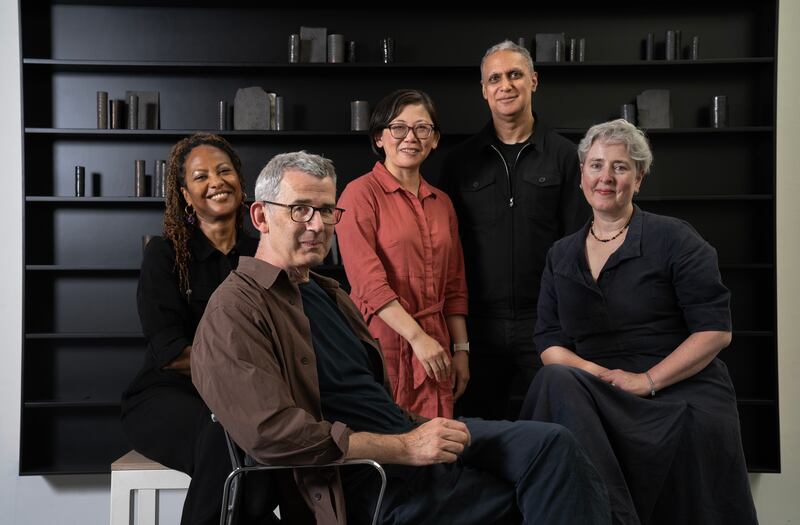 The 2024 Booker Prize judges: Sara Collins, Edmund de Waal, Yiyun Li, Nitin Sawhney and Justine Jordan. Picture: Tom Pilston.