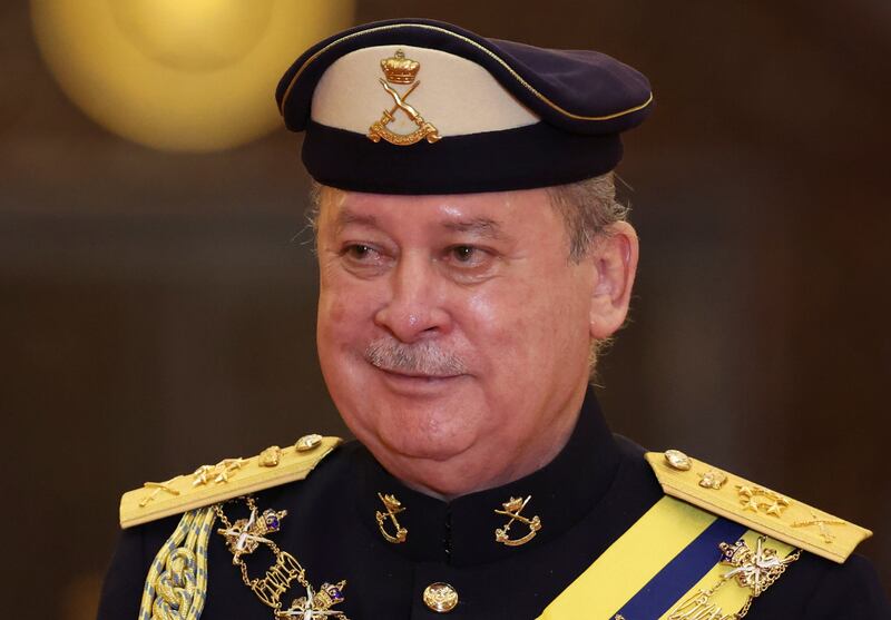 Sultan Ibrahim Iskandar will serve for five years (AP)