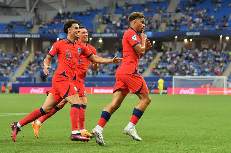 England celebrate