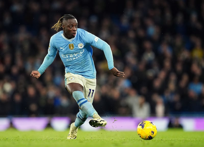 Manchester City’s Jeremy Doku was coached by Bellamy when breaking through at Anderlecht