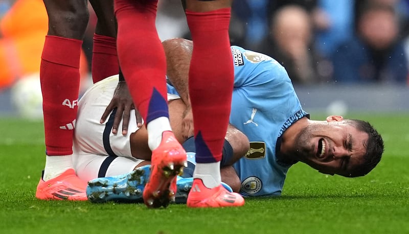 Manchester City midfielder Rodri will miss the rest of the season through injury