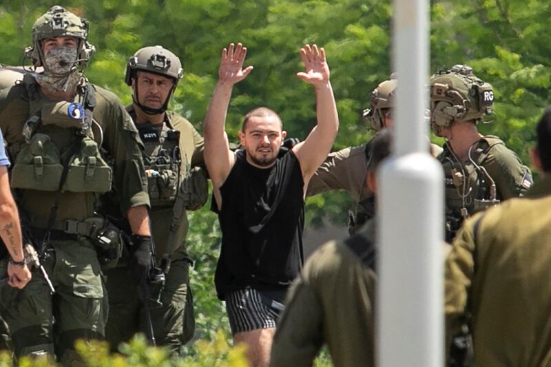 Almog Meir Jan was among those kidnapped (AP)