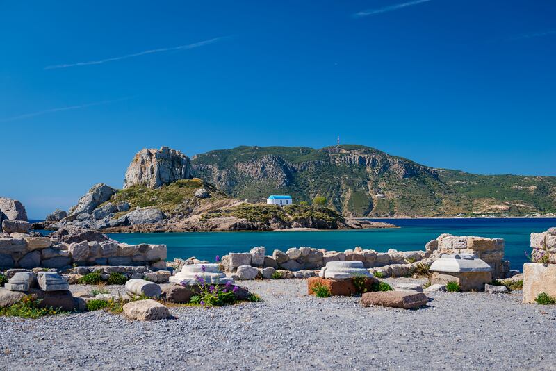 Ruins near the village of Kefalos on Kos, an island described as an open-air museum