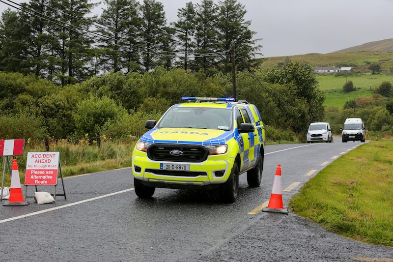 The scene of the tragedy remained cordoned off on Sunday. Picture by ©Lorcan Doherty/Presseye