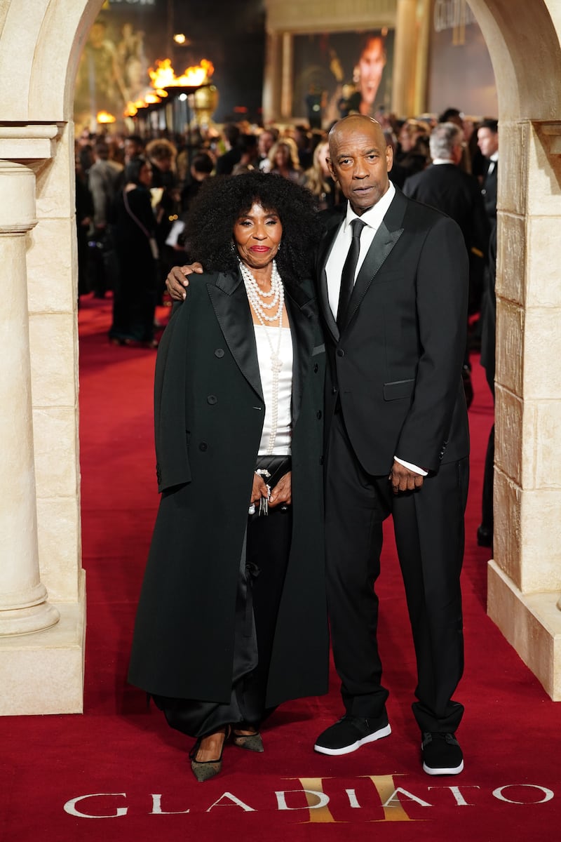 Denzel Washingtonwas joined by his wife, Pauletta Washington