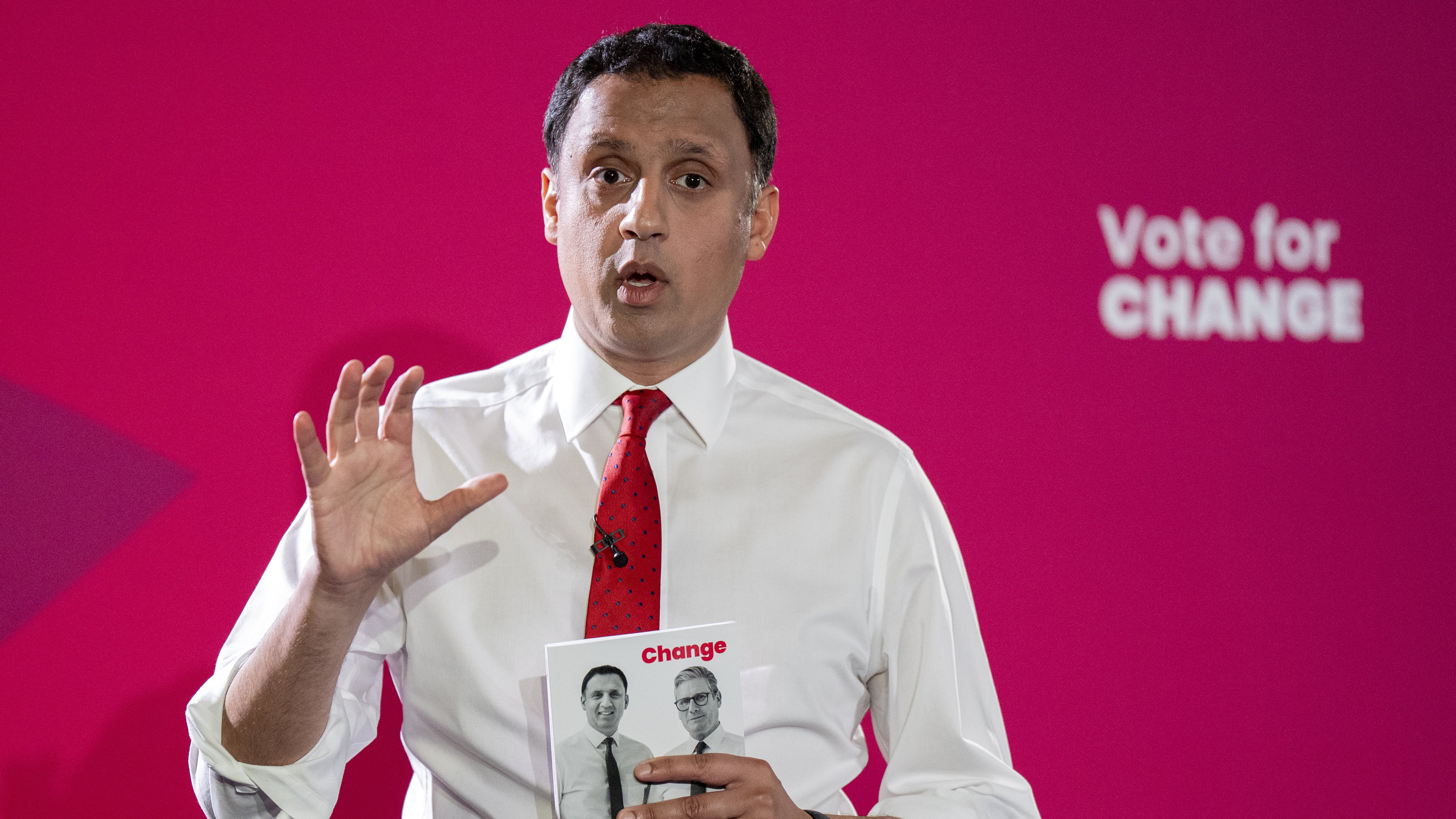 The Scottish Labour leader has made his final plea to voters