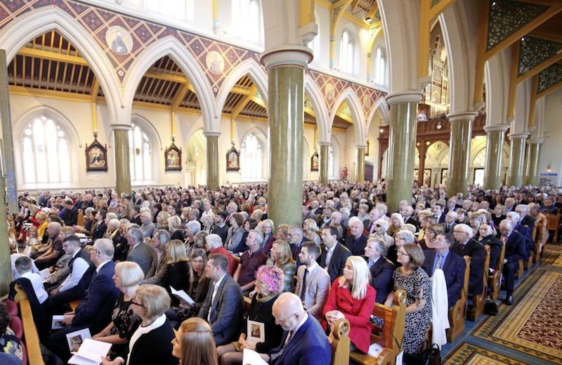 The faithful attending the ordination of nine deacons at St Peter's Cathedral. Picture by Cliff Donaldson