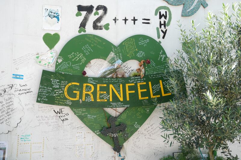 The Grenfell Memorial Wall