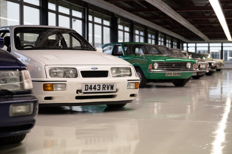 An original Ford Sierra RS Cosworth with some older relatives...