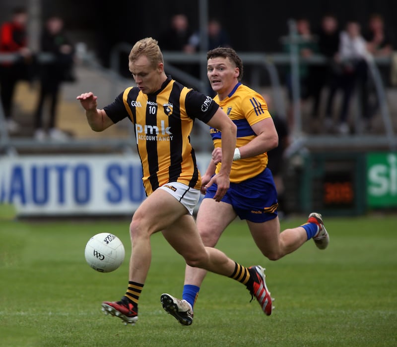 Cian McConville and Fionnan Burns were both among the scorers at the Box-It Athletic Grounds. Picture: Seamus Loughran