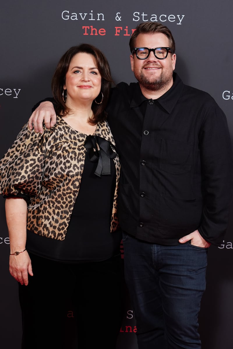 Corden and Ruth Jones were speaking ahead of the show’s Christmas special