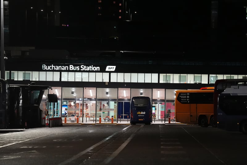 Buchanan Bus Station in Glasgow city centre