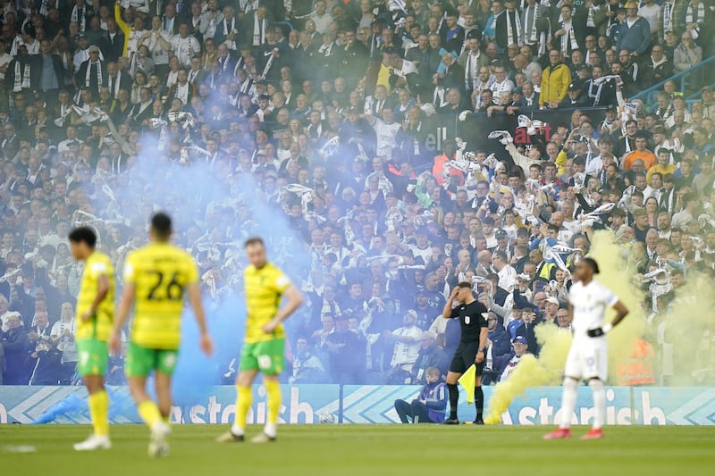 Leeds ran amok against Norwich on Thursday