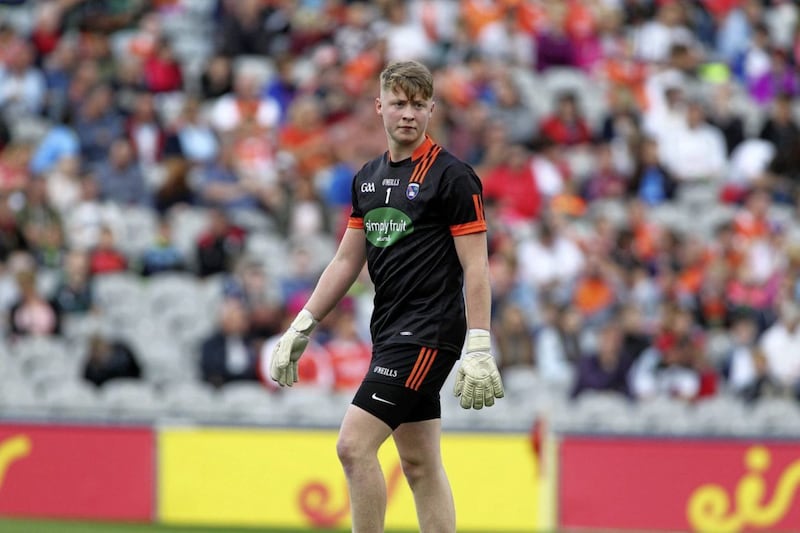 Goalkeeper Blaine Hughes is aiming to return to the Armagh senior set-up. Picture by Seamus Loughran.