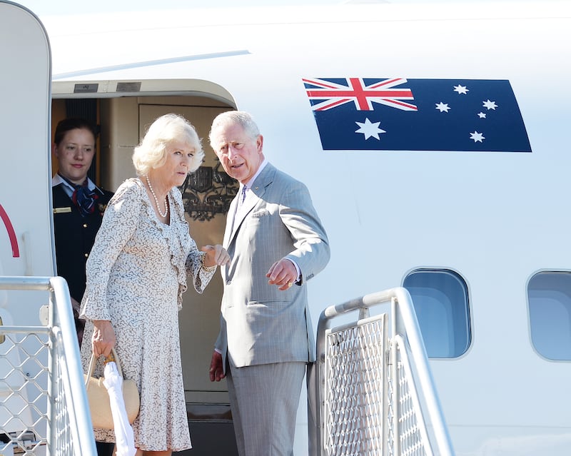 Camilla and Charles during a 2015 visit to Australia