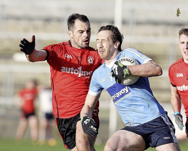 The absence of the injured Colm Cavanagh for a handful of vital games towards the end of the league was a blow for Moy as they find themselves facing up to a relegation battle in the league and a daunting championship tie with Errigal Ciaran in Tyrone 