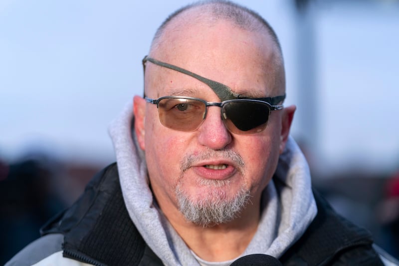 President Donald Trump supporter and Oath Keepers founder Stewart Rhodes (Jose Luis Magana/AP)