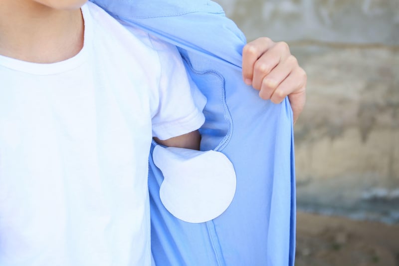 Sweat guards protect the underarms of your clothes from stains