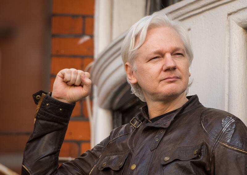 Julian Assange was not present in court