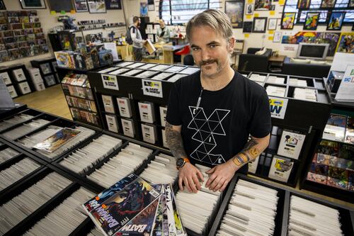Comic book shop owner ‘delighted to be back’