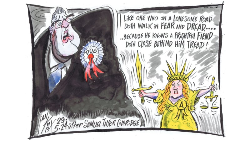 Ian Knox cartoon 29/5/24: Alliance leader Naomi Long is set to run for election in east Belfast against the DUP's Gavin Robinson