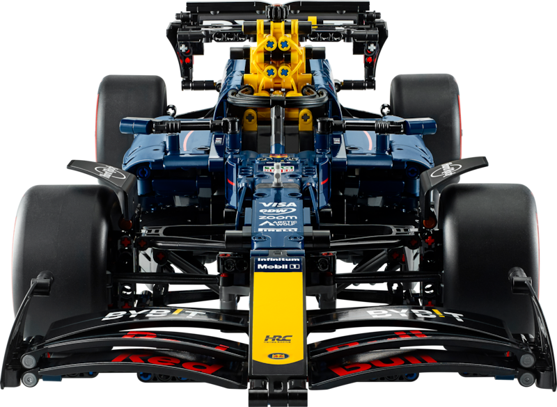 The Lego racer gets a lot of moveable parts