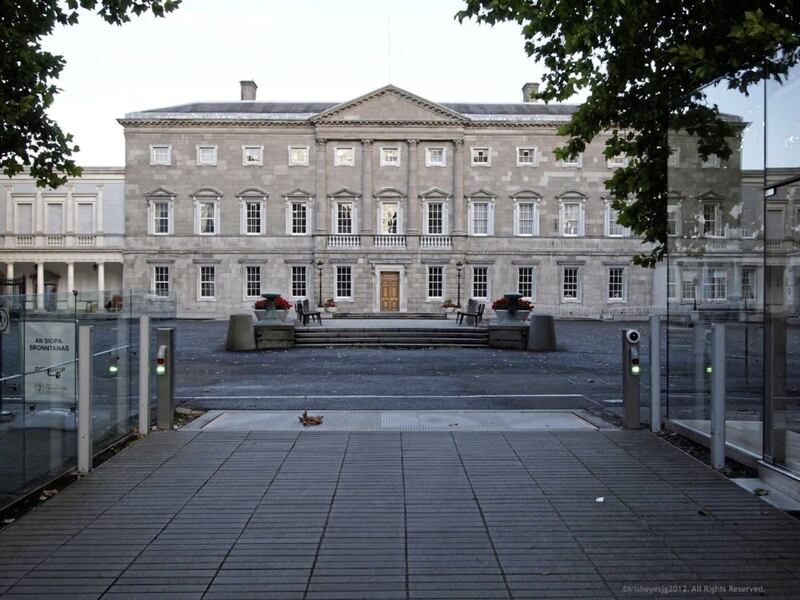 A homeless man has been found dead near Leinster House in Dublin 