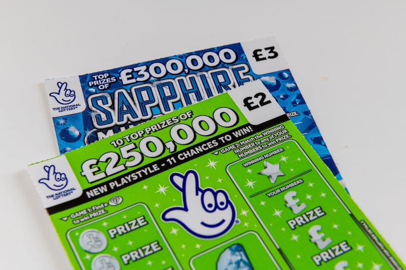 It costs about £2,400 to fill a scratchcard dispenser