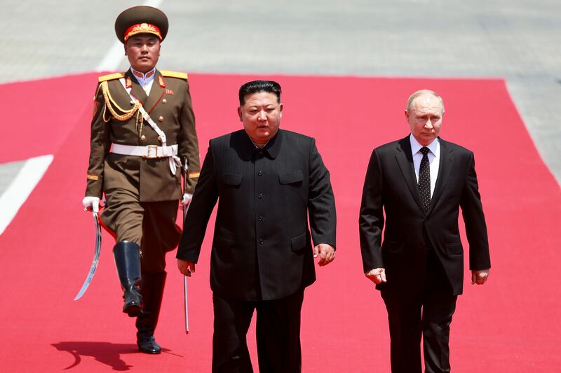 The leaders have vowed even closer cooperation (Sputnik, Kremlin Pool Photo via AP)