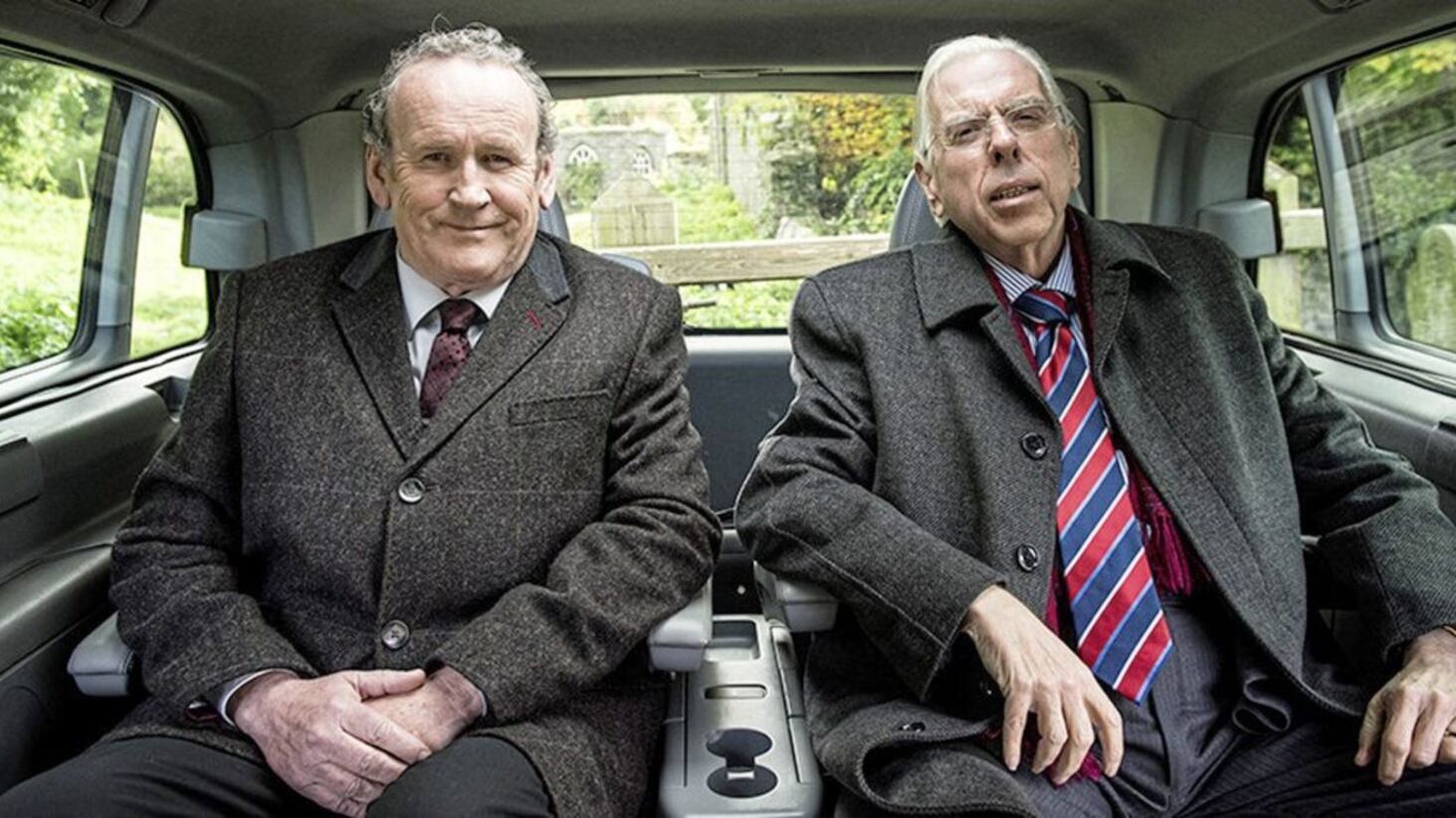 Colm Meaney plays Martin McGuinness alongside Timothy Spall&#39;s Ian Paisley in The Journey 
