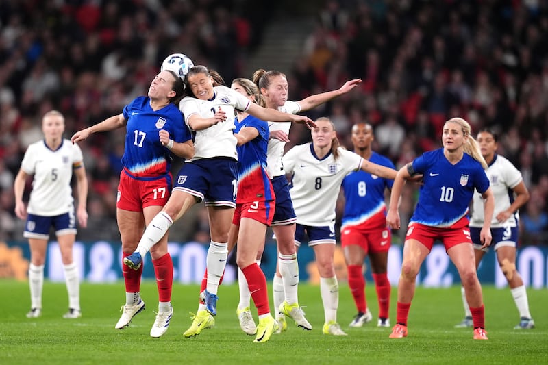 England and USA shared a goalless friendly draw at Wembley