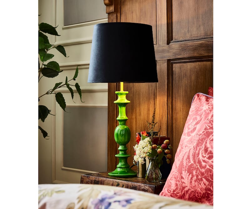 Vibrant and Velvet Table Lamp, £120, Joe Browns