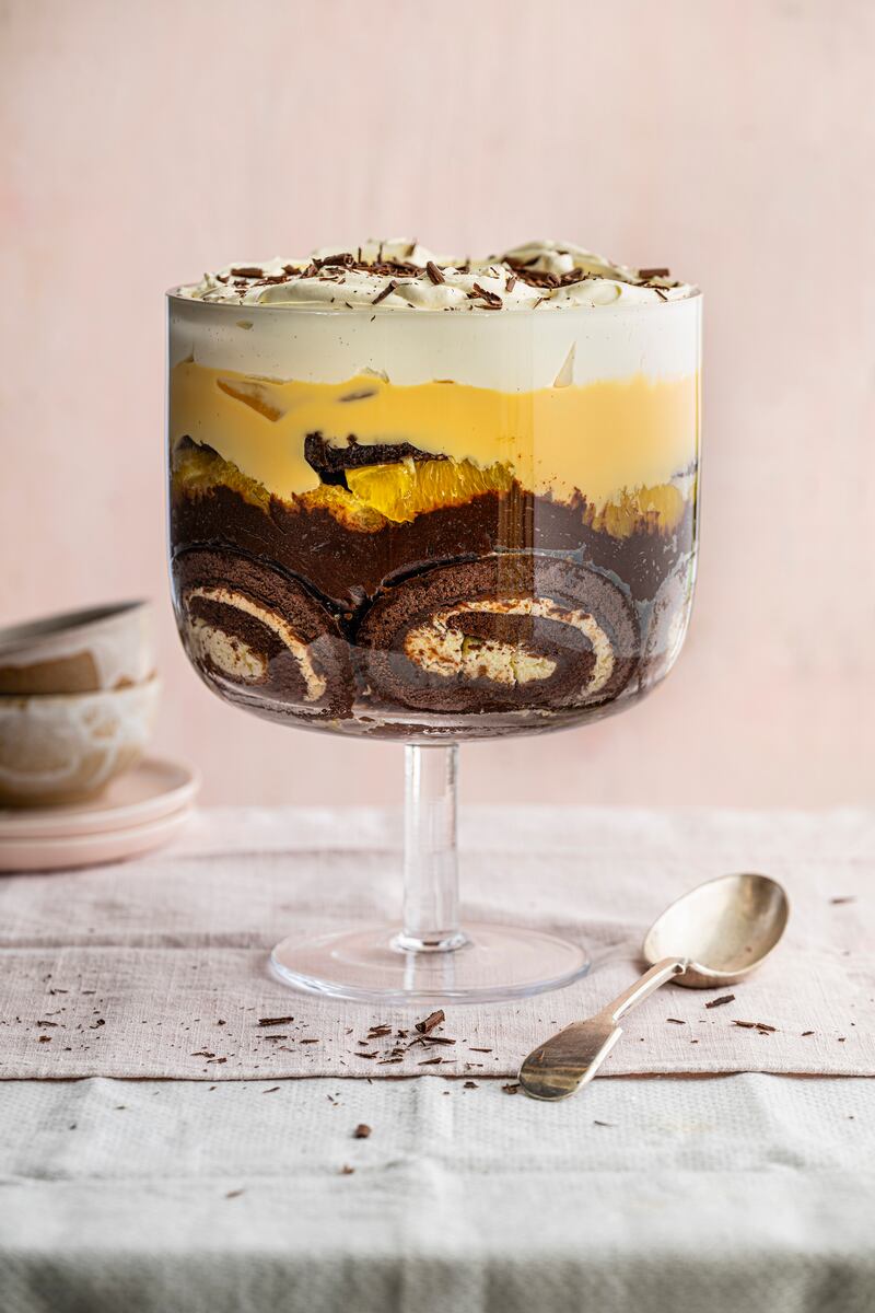 Prue Leith's dark chocolate and orange trifle recipe 