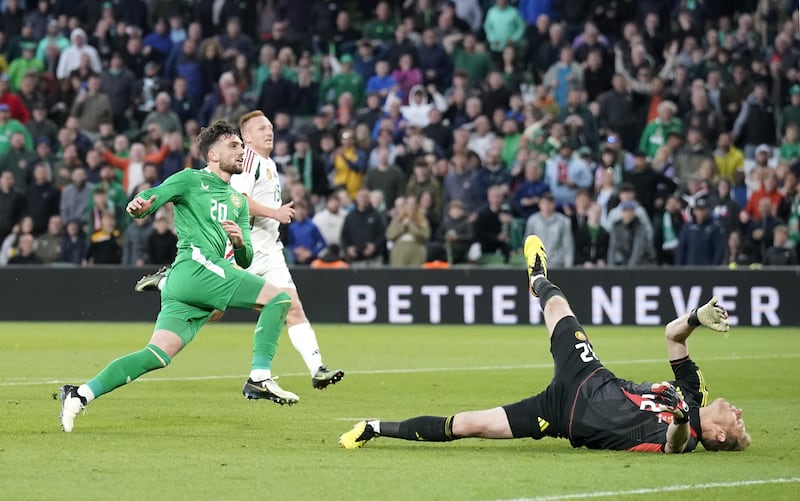 Troy Parrott has scored five goals for the Republic of Ireland