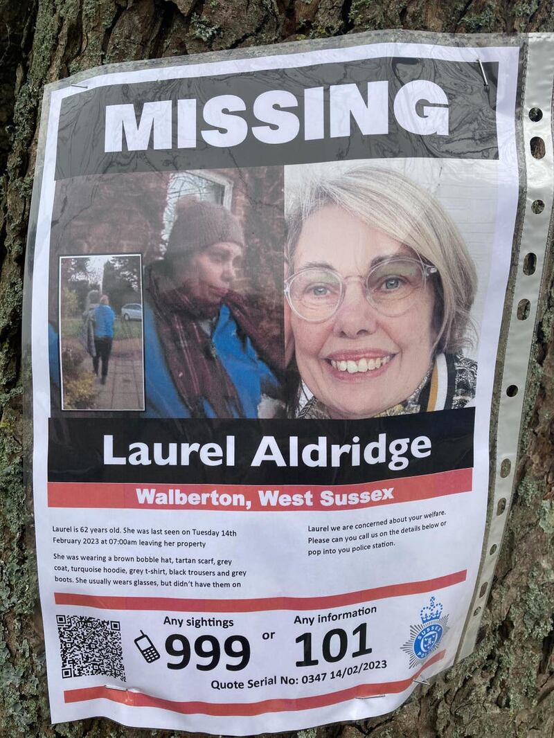 Signs in the village of Walburton, West Sussex