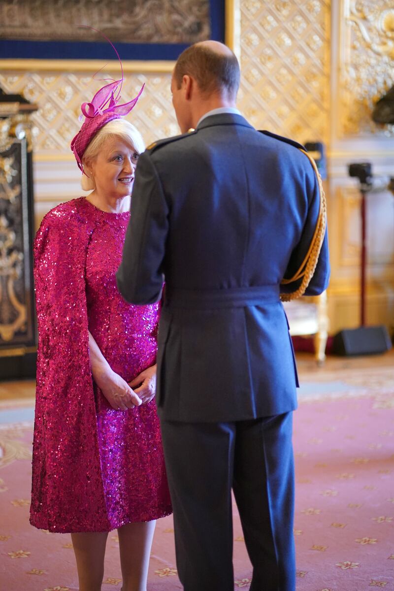 Dame Siobhain chatted to the Prince of Wales