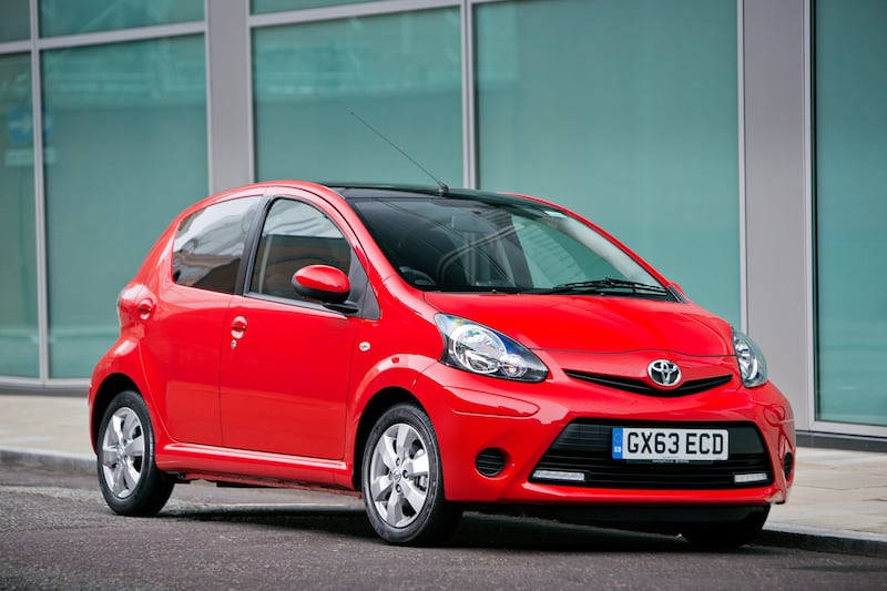 The Toyota Aygo is one of the cheapest cars to run. (Toyota)