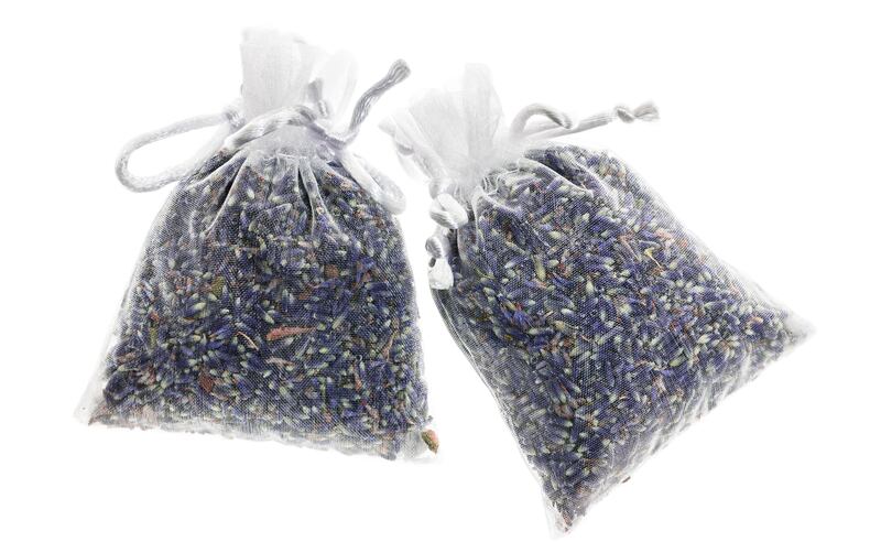 Lavender sachets keep moths at bay