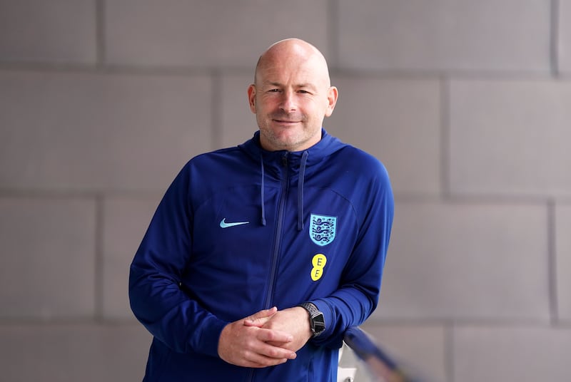 Lee Carsley, pictured, has stepped up from his under-21 role to replace Gareth Southgate on an interim basis