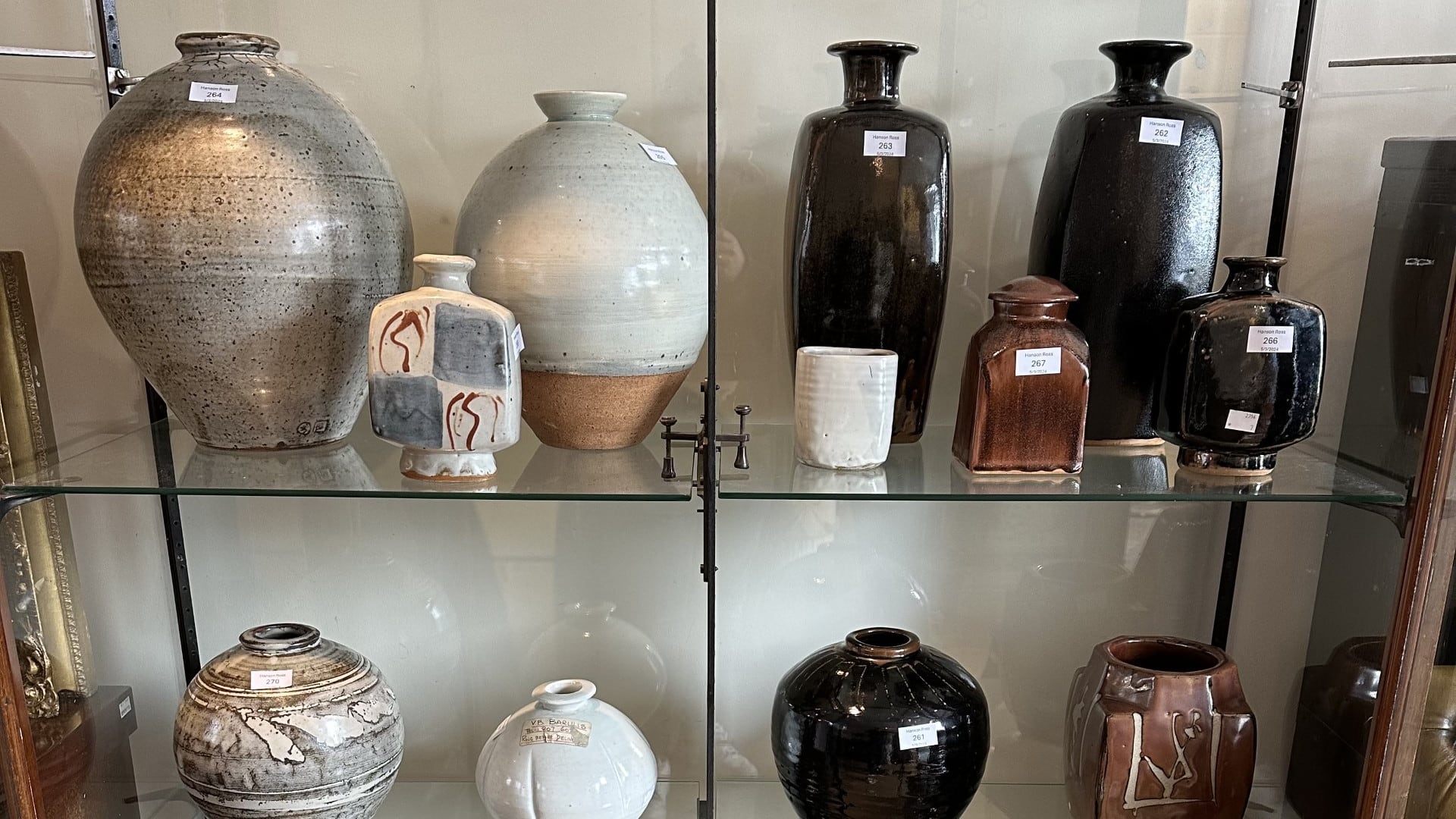 A collection of Bernard Leach pottery sold for £13,000