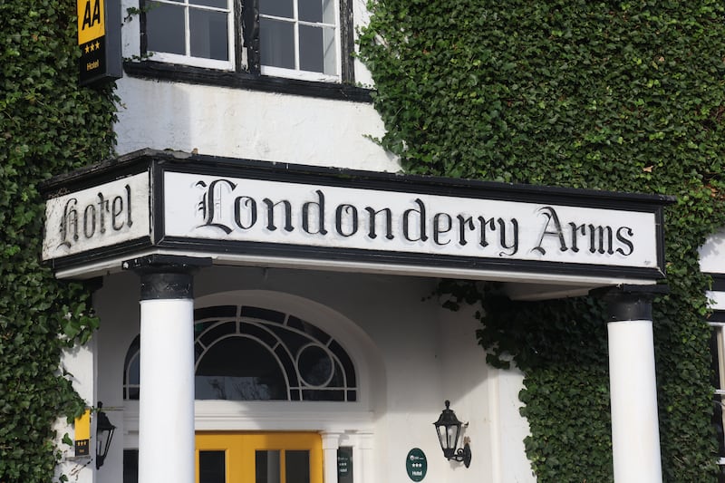 The Londonderry Arms in Carnlough, Co Antrim which is to be renamed the Harbour Hotel following refurbishment. PICTURE: MAL MCCANN