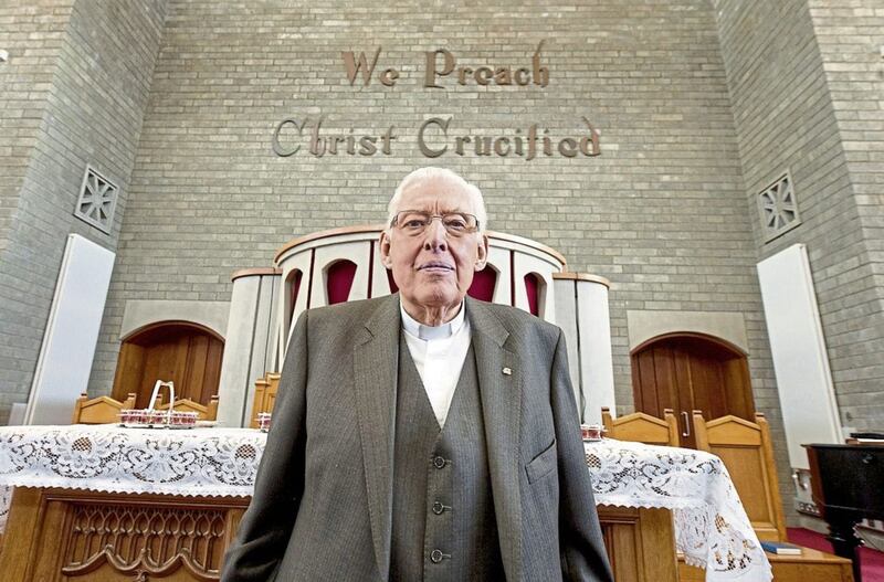 Former moderator and founder of the Free Presbyterian Church, the late Ian Paisley. File picture by Kirth Ferris, Pacemaker 