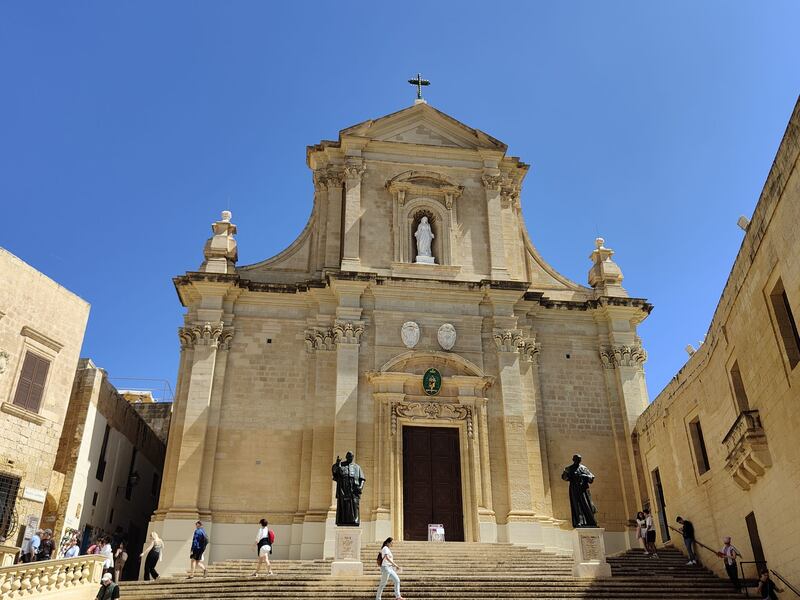 The Cathedral of the Assumption within the Cittadella in Victoria, Gozo.
