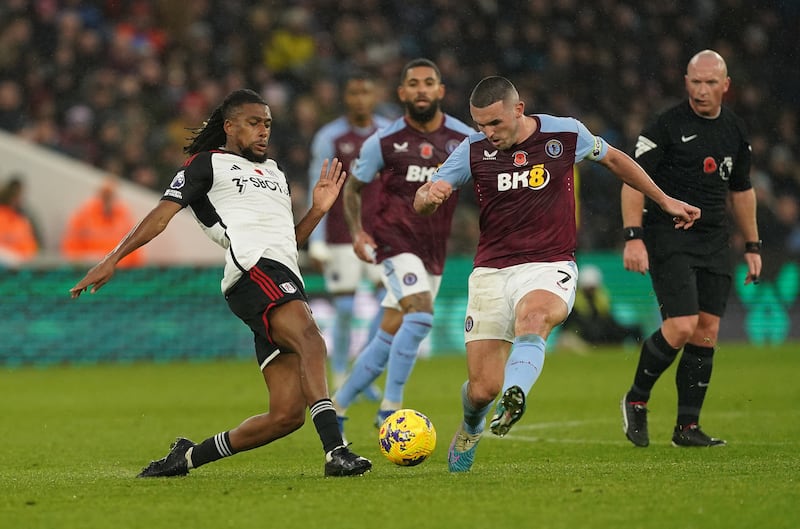 Iwobi (left) returned to action with Fulham just days after his return from the Ivory Coast.