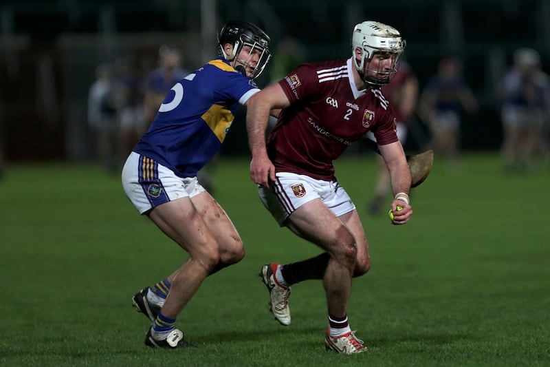 Cushendall's Paddy Burke cut a relieved figure after Sunday's dramatic Ulster semi-final victory over Down champions Portaferry. Picture by Seamus Loughran