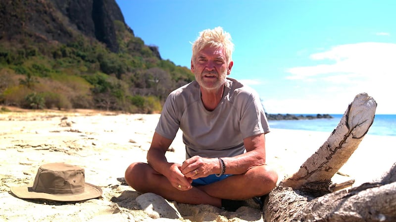 Phillip Schofield on an island off the coast of Madagascar, on Channel 5’s Cast Away