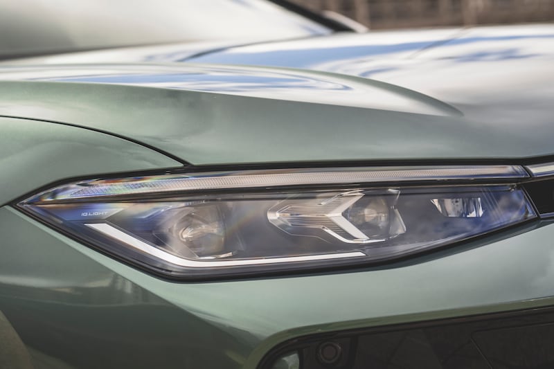 Slim lights give the Passat a distinct look